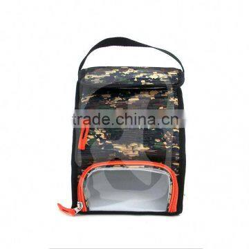 Outdoor lunch cooler bag/Medium size lunch bag/Lunch bag with zipper