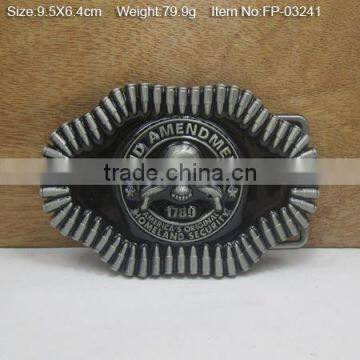 factory wholesale metal name plate belt buckles Western plate buckle