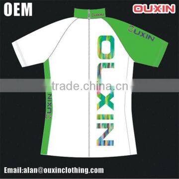 Low MOQ woman and man sublimation cycling jersey