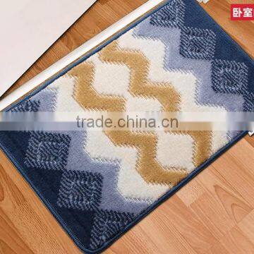 china handmade shaggy polyester grey rug for bedroom