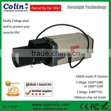 CCTV box camera with integrated design , compact structure , high reliability