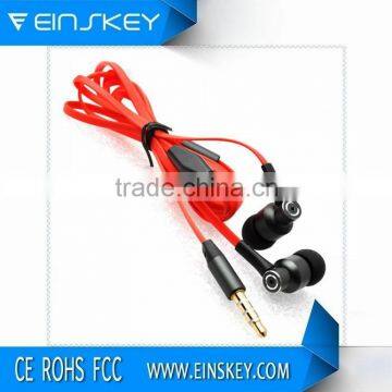 hot sale metal earcup good quality colorful wired Earphone