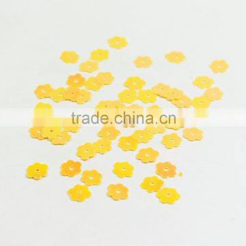 Yellow Color mini Loose flower shaped Sequin&Paillette Beads for Crafts!!