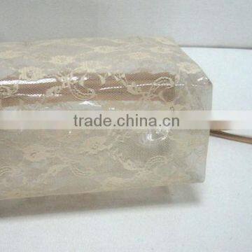 Popular Beauty Transparent With Mesh Cosmetic Bag photo-4