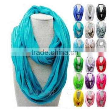 Infinity Loop Fashion Scarf, womens winter accessories, cozy jersey scarf, gift for spring