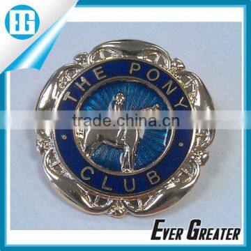 Custom top value Metal logo badge custom metal car badge/emblem with 3M sticker