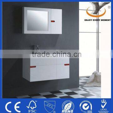 2014 Good Price wall hanging colored bathroom cabinets