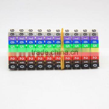 High Quality Colorful numeric and letter cable marker strips