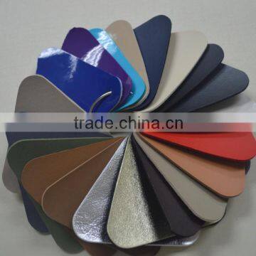 needle punch fabric printed faux leather for shoes