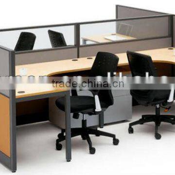 2016 China hot sale popular high quality 4 person office workstation/office furniture