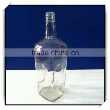 1520ml Square Glass Wine Bottles Special Design DH124 photo-3