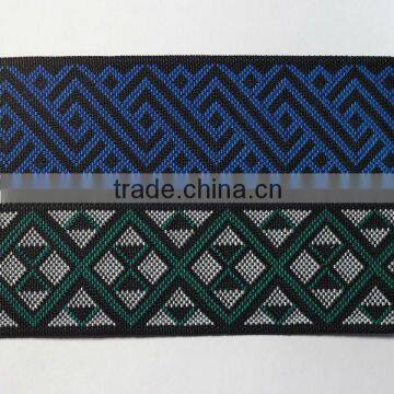 1.5 inch jacquard webbing belt,pp pattern webbing strap