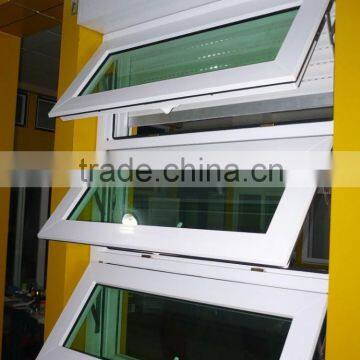 Glass PVC Awning Window With Grill Design