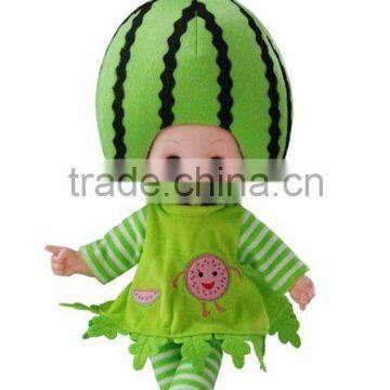 NEW 45CM MUSIC FRUIT DOLL