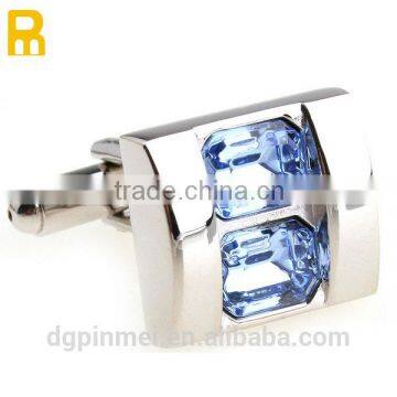 cheap price OEM metal silver cufflinks with base price