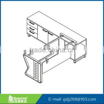Metal Frame Office Table, Metal Frame Modern Office Table, Metal Frame Sytlish Office Table GZ-89-2B photo-4