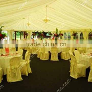 2013 hot sale large decoration inner lining wdding tent for sale