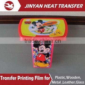 heat transfer printing film for plastic pails