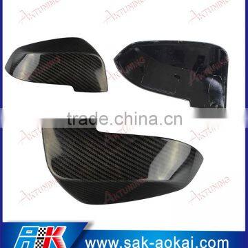 For F30 Replacement Black Carbon Side Mirror Covers for Car