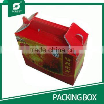 RECYCABLE PAPER BOX WITH HANDLE CUSTOM MADE photo-2