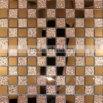 strip 5 beveled black mirror glass mosaic tile in stock