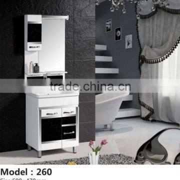 2014 hanging hangzhou pvc bathroom cabinet for cheap project