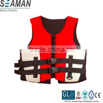 neoprene/210D nylon shell EPE foam marine life jacket