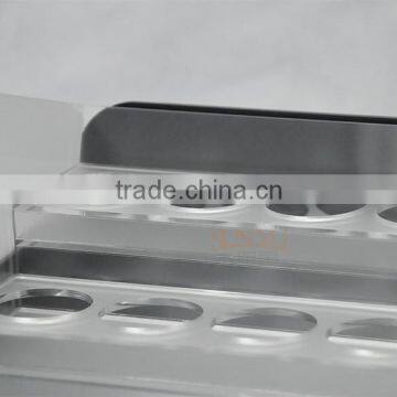 Factory Customed 2-Tier LED Acrylic Nail Polish Desktop Display Stand