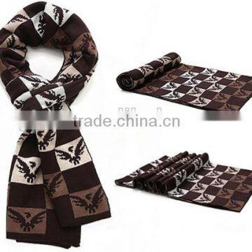 fashion snowflake knitted winter scarf19