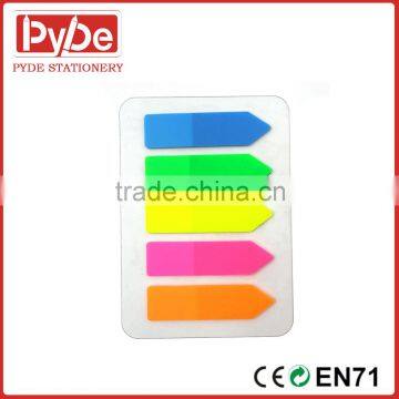 Clorful PET sticky memo sticky note pad PET memo writing