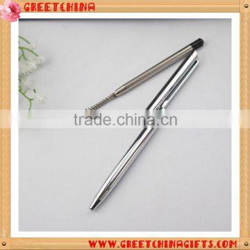 Top Grade Business Custom Hotel Copper Pen Holder Chromium Plated Advertising Pen photo-4