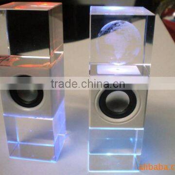 Led Lighting Portable Speaker Crystal Speaker With High Quality photo-3