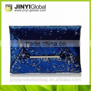 Lady Sparkling Dazzling Sequins Clutch Bags Purse Handbag Evening