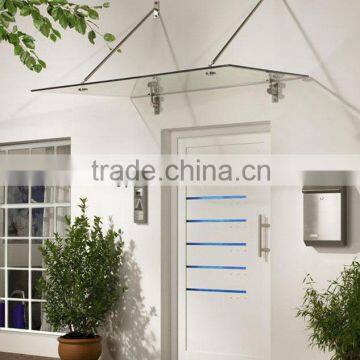 Steel Frame Canopy,garage Canopy,glass Stainless Steel Canopy photo-6