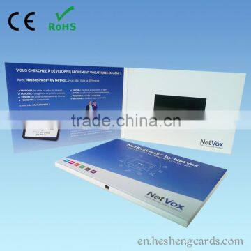 2015 4.3Inches video greeting card module,digital video cards with 256MB memory