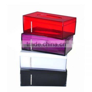 Luxury decorative plastic napkin holder