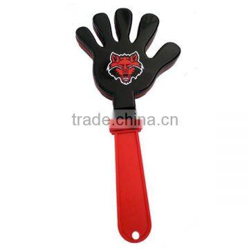 Plastic cheering hand clapper, noise maker