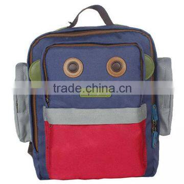 Oxford Material Light Waterproof Breathable Durable Robot Pattern School Bag