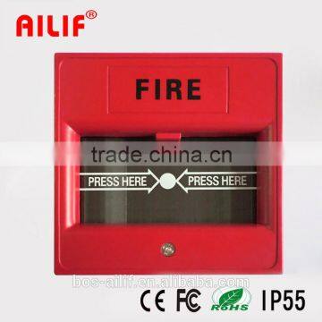 Fireproof Emergency Break Glass Fire Alarm System Manufacturer (ALF-Eb03)                        
                                                Quality Choice