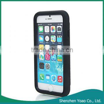 Black Case with Holder Mobile Phone Shell for iPhone 6 Cover