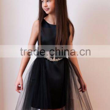 DRAMATIC BLACK BALLERINA BALL GOWN