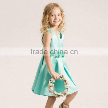 Latest Anti-Wrinkle Baby Girl Wedding Dress School Party Supplier's Choice photo-4