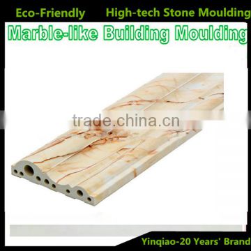 High Quality ECO-friendly Faux Marble Mouldings Artificial Stone Skirting Border Line