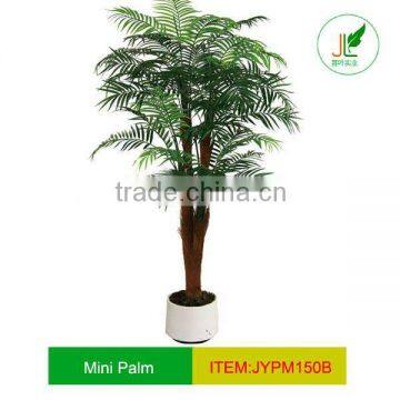 artificial mini palm tree with 4 branches in group