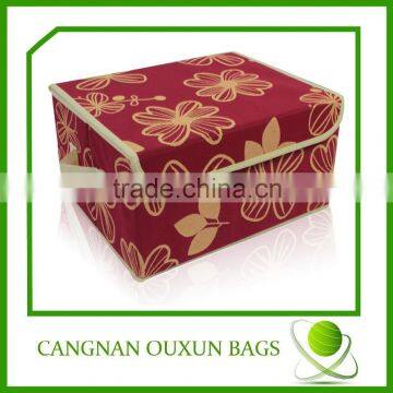 Factory direct sale storage box non woven foldable