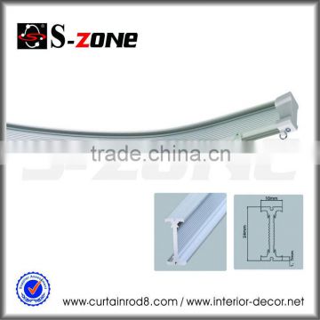 SC09 hot sale Russia PVC plastic flectional curtain rail