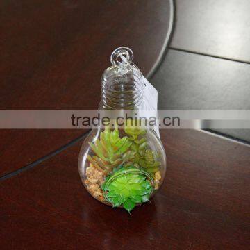 Plastic Succulent Plants Geometric Glass Terrarium Wholesale Container photo-2