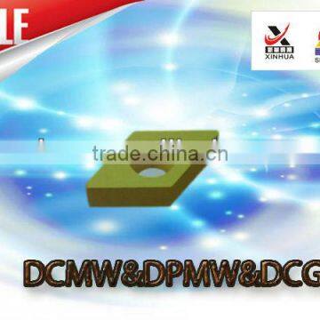 Cemented carbide inserts for ISO turning inserts DCMW/DPMW/DCGW
