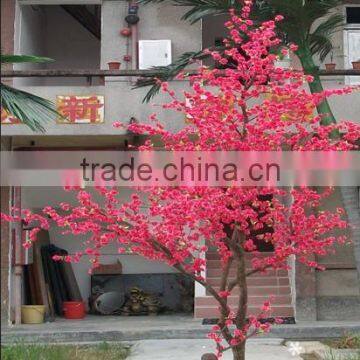 China Manufacturing Plants Artificialpeach Blossom Tree /plastic Peach Tree for Outdoor Decoration photo-2