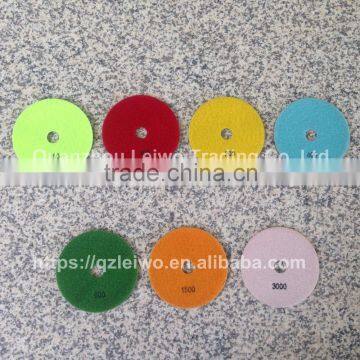 Flexible Diamond Polishing Pads 5 Inch (125 Mm) Wet Spiral Teeth Premium Resin Polishing Pad for Granite Polishing Circle Wheel photo-2